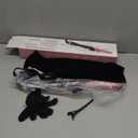 Extra-Long Barrel Rotating Curling Iron with Short Clamp, Automatic Curling Iron 1 Inch Creates Loose Curls  for Medium and Long Hair, High Heat 410F, Instant Heat up, Double Ceramic, Dual Voltage (Rose Gold)