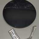 Large 12" White Digital Wall Clock with Remote Control | LED Display Plug-in Clock with 3 Brightness Levels & Temperature Display Perfect for Home, Gym, Classroom, Office