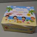 Collapsible Beach Toys for Kids Toddlers, Collapsible Sand Buckets Shovels Set with Mesh Bags and Sand Molds, Foldable Travel Sand Toys for Beach Sandbox Toys for Kids