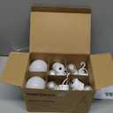 LED Light Bulbs 60W Equivalent, A19 Light Bulb Soft White 2700K 800LM 8 Watt, Non-Dimmable Standard Light Bulbs E26 Medium Base, 6 Pack