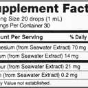 Oriel Liquid Magnesium Drops for Sleep, Rapid Absorption, Free Ion Magnesium, Minerals and 78 Trace Elements, Supports Natural and Deep Sleep, Relaxation and Calm, 30 ml, 30-Day Supply