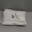 RYB HOME White Sheer Curtains Linen Texture Window Panels, Semi Sheer Light Filetring Rod Pocket & Back Tab Drapes for Bedroom, 52 x 84 inches, Pack of 2