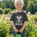 Toddler Boys Earth Shirt for Kids Girls Earth T-Shirts Tops Funny Graphic Tee Short Sleeve 2T-8Y (Black)