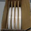 Dinner Salad Plates Set of 4, 10 Inch Salad Plates with Embossments, Dessert, Salad, Appetizer, Dinner Plate, Microwave, Dishwasher Safe,Scratch Resistant