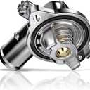 Upgrade Aluminum Thermostat Housing Assembly Compatible with Dodge Durango Jeep Grand Cherokee 2011-2015, Jeep Wrangler JL 2012-2018, Replaces 902-852 5184651AG 5184651AH