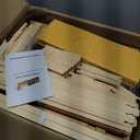 MayBee 8 Frame Screened Bottom Board Beehive Dipped in 100% Beeswax, Bee Hives Kit Includes 1 Deep Boxes & 1 Medium Hive Box with Beehive Frames and Wax Foundations. Preferred for Summer