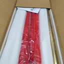 kaiyomi 4Pcs Stanchions with Red Velvet Ropes Set, 5 Feet Velvet Ropes and Posts Poles for Red Carpet Party Decoration and 360 Photo Booth (Golden)
