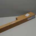 Ivilon Drapery Treatment Window Curtain Rod - Square Design 1 1/8 Rod. 28 to 48 Inch. Black