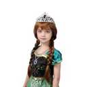 MUPUL Long Braided Wig - Brown Braided Wig for Kids Halloween Costume