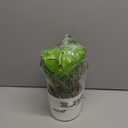 Artificial Plants Faux Pothos with Plastic White Pot Artificial Potted Plant for Home Office Bedroom Indoor Outdoor Decor 1 Pack(Light Green)