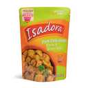 2 x Isadora Fully Cooked Pork Chile Verde 15 oz Pouch, Ready-to-Eat Authentic Mexican Meal, Pork in Green Salsa, Medium Heat, Shelf Stable Meat, No Refrigeration Needed, Heat and Serve Instant Meal (EXP 06/03/26)