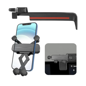 LUNQIN Car Phone Holder Mount for Hyundai IONIQ 5 2022 2023 2024 2025 2026 Auto Accessories Navigation Screen Bracket Interior Decoration Mobile Cell Phone Mount