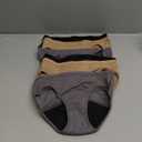 Hanes Girls' Comfort, Period. Boys'hort & Hipster Period Underwear, Moderate Protection, Multi-Pack (12, Hipster - Black/Grey/Tan - 6 Pack)