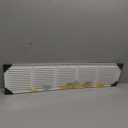 Fancat 30x6 Duct Opening | Steel Return Air Grille | Vent Cover Grill for Sidewall and Ceiling | HVAC Cold Air Intake Grille | White | Outer Dimensions: 31.75"W X 7.75"