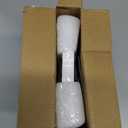 THKRLOF 4x6 Picture Frame with Mat for 3.5x5, Wavy Edge Wooden Real Glass Photo Frame for Tabletop and Wall Hanging, White, 1 Pack