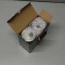 Salt and Pepper Shakers Set with Adjustable Pour Holes by CHEFVANTAGE - Stainless Steel