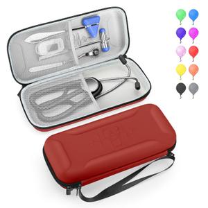 Stethoscope Case for 3M Littmann Classic III,Lightweight II S.E. Cardiology IV,Nurse Gift Hard Organizer Portable Carry Travel Cover Storage Bag with Vital Medical Supplies