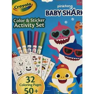 Crayola Color and Sticker Activity Set - Baby Shark 