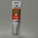 GE Advanced Silicone Caulk for Kitchen & Bathroom, Clear, 2.8 fl oz Tube, 1 Pack - 100% Waterproof Silicone Sealant, 5X Stronger Adhesion, Shrink & Crack Proof Exp. 04/2027