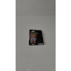 adidas Microfiber, Performance Boxer Briefs Underwear Pack for Men, Black/ Light Onix Grey/ P, X-Large