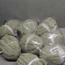 Chunky Yarn for Hand Knitting - #10 Chunky Chenille Yarn, Jumbo Big Thick Chunky Yarns for Crocheting, Super Bulky Chunky Knit Blanket Yarns, 8 Skein (25 yds 8 oz Each Skein), Sage Green