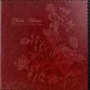 Photo Album Book, Family Album Self Adhesive Scrapbook, Leather Cover, Holds 3x5, 4x6, 5x7, 6x8, 8x10 Photos (Wine Red, Large)