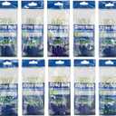 10pcs/Bag 6 Hooks Luminous Sabiki Rigs Saltwater Real Fish Skin String Hook Maickerel Feathers Fishing Lures Fishing