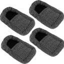 Vive Walker Ski Glide Covers 4 PCS - Accessories for Folding Walkers - Heavy Duty Removable Padded Replacement Caps for Seniors - Precut Padding, Rollator Tennis Ball, Feet Sliders for Indoor, Outdoor