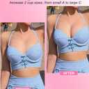 Push up Sticky Pads Bra Inserts,Double Sided Sticky Adhesive Bra Pads for Bikini Swimsuit Sports Daily Use