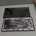 XCLPF Floral License Plate Frame Beautiful Flowers License Plate Frame Auto Accessory Bracket Decoration Funny License Plate Holder for Women 12x6 Inch Black with Gift Box