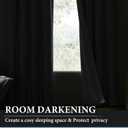 RYB HOME White Curtains & Drapes - Room Darkening Curtains Privacy Thermal Insulated Window Treatment for Bedroom Living Room Sliding Glass Door, 100 inch Wide x 84 inch Long, Pure White