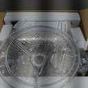 19.5" Farmhouse Bedside Table Lamps Set of 2 Rustic Lamps for Nightstand Bedroom with USB Ports Vintage Traditional White Carved Floral Night Light Lamps for Living Room End Tables Decor