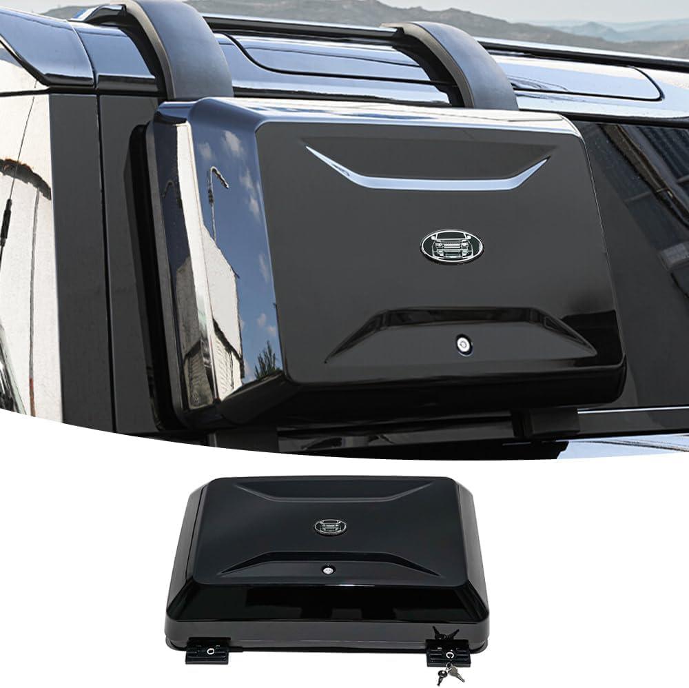 Exterior Side Mounted Gear Carrier Toolbox Storage Box with Lock Compatible with 2020-2025 Land Rover Defender 110 Exterior Organizer Accessories