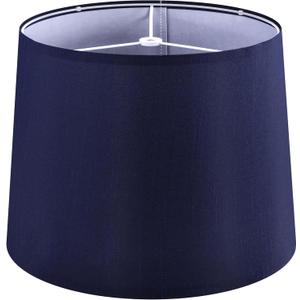 GOSO Charming Blue Lamp Shade Medium Drum,111310 Inches Spider Art Deco Lampshades for Table Lamps and Floor Lamp Replace the Decorated Bedroom,Dining Room,Living Room,Simple Assembly