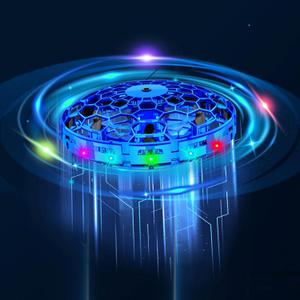 Mini Drone For Kids,Hand Operated Small Drone Indoors&Outdoor,Colorful Stunts Flying Ball Toy,Stem Toys For Children,Birthday And Christmas Gift For 6 7 8 9 10 11 12+ Year Old Boys Or GirlsBlue