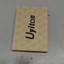 Uyiton Compatible with iPhone 17 Pro Camera Lens Protector - [Not Easy to Break][Strong Adsorption][Case-Friendly] Metal Tempered Glass Rear Camera Screen Cover - Silver