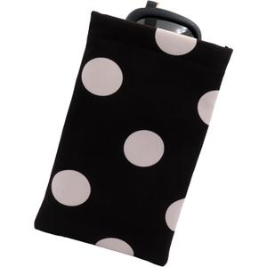 Soft Sunglasses case | Large Glasses Case Holder - Eyeglass Pouch Squeeze Top | Glasses pouch Lightweight Extra Layers (Black)