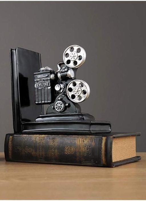 Home Decorative Camera,Paper Weights, Book Ends,Bookend Supports, Book Stoppers, Set of 1