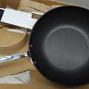 All-Clad Hard Anodized Expert Nonstick 10-Inch Wok Pan, Stay-Cool Handle, Dishwasher-Friendly, Oven-Safe Up to 500°F, Wok for Stir Fry, Induction Ready, Compatible with All Cooktops, Black