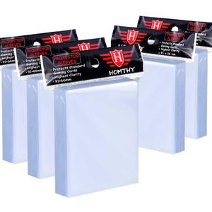 500Pcs Card Sleeves 3" x 4", Card Protector Sleeves for Baseball Cards, Standard Trading Cards