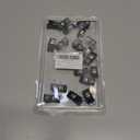 20PCS Plastic Garden Flag Clips, Lawn Yard Flag Pole Clips Anti-Wind for Small Flag Poles Stand -Black