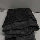 Black Decorative Throw Pillow Covers 20x20 Inch Set of 2 Cozy Soild Chenille Cushion Cases Soft Textured Square Couch Pillows Cover Boho Accent Farmhouse Pillowcases for Sofa Bed