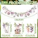 Fairy Party Decorations, Fairy Dcor, Flower Banner for Fairy Birthday, Girls Baby Shower, First Birthday, Garden Party Celebration, Outdoor Indoor Fairy Tale Decorations