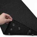 Bathtub Mat Non Slip, Bath Mat for Tub Non Slip, Tub Mat Extra Large 36 x 17 in, Bathtub Mat with Suction Cups & Drain Holes, Soft Foam, Machine Washable, Black