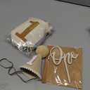 First Birthday High Chair Banner Decorations For Boy 1st Birthday Hat With One Cake Topper Photo Backdrop