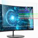 Anti Blue Light Glare Monitor Screen Protector for 31.5" 32" Diagonal Desktop TV Monitor Standard/Curved/Touch Widescreen Monitor, Eyes Care Blue Light Glare UV Filter