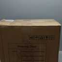 Ergonomic Drafting Chair, Tall Office Chair with Flip-up Armrests, Breathable Mesh High Desk Chair with Lumbar Support Adjustable Footrest Ring for Standing Desk Black