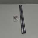2 pcs 16 mm x 400mm Chrome Plated Linear Rod with M8 Hex Socket Cap Screw Bolt