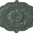 Ekena Millwork CM36X26PECBF 36"W X 26"H X 1 1/2"P Pesaro Ceiling Medallion , Cloud Burst