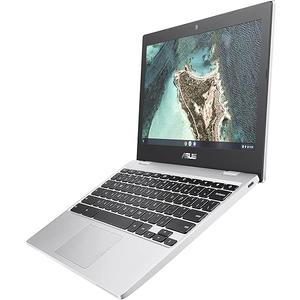 ASUS Chromebook CX1, 11.6" HD NanoEdge Display, Intel Celeron N3350 Processor, 32GB eMMC, 4GB RAM, Chrome OS, Transparent Silver, CX1100CNA-AS42